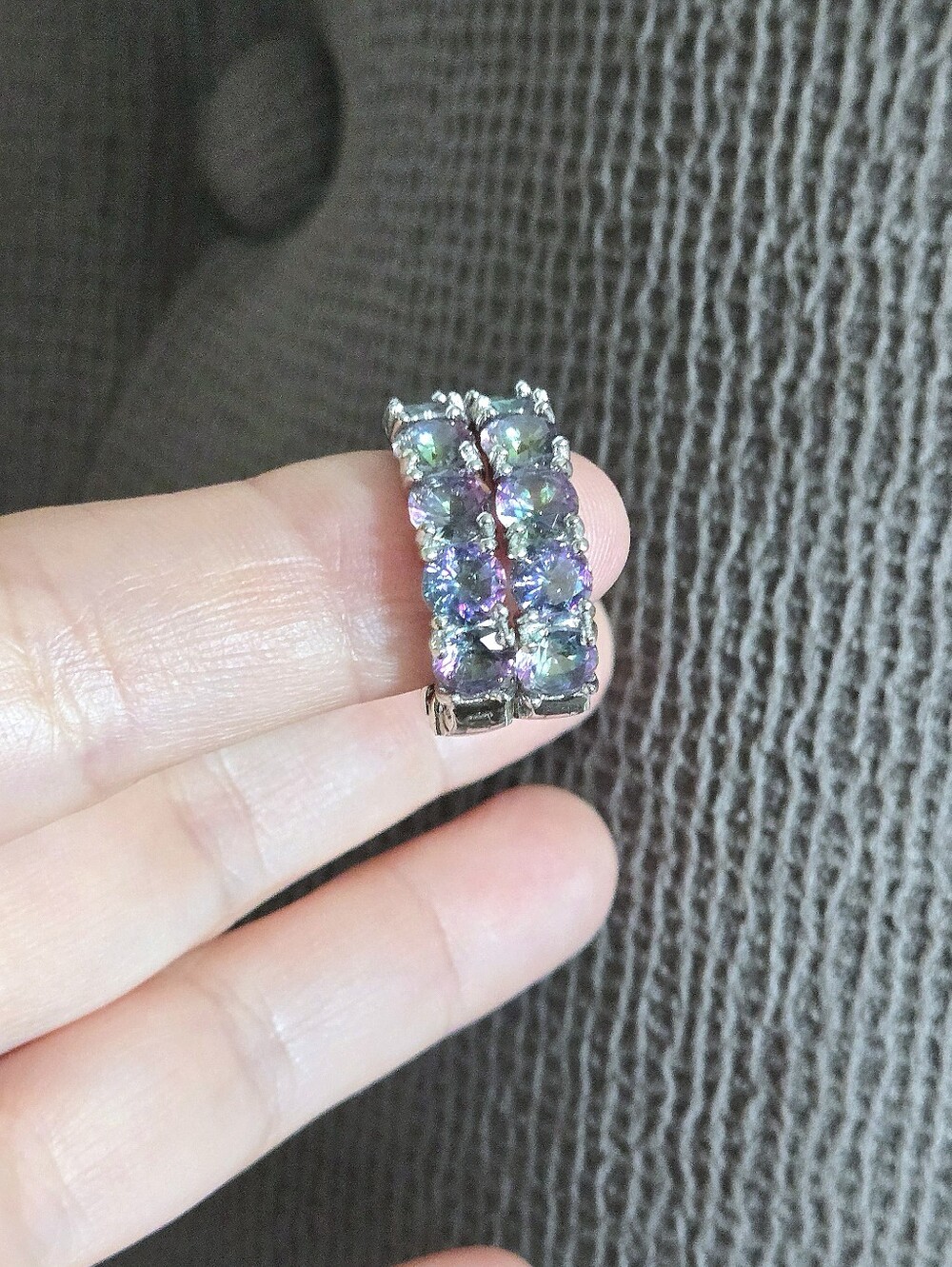 Cote d'Argent Mystic🧙♂️ Quartz Hoops - NWT - Picture 14 of 15